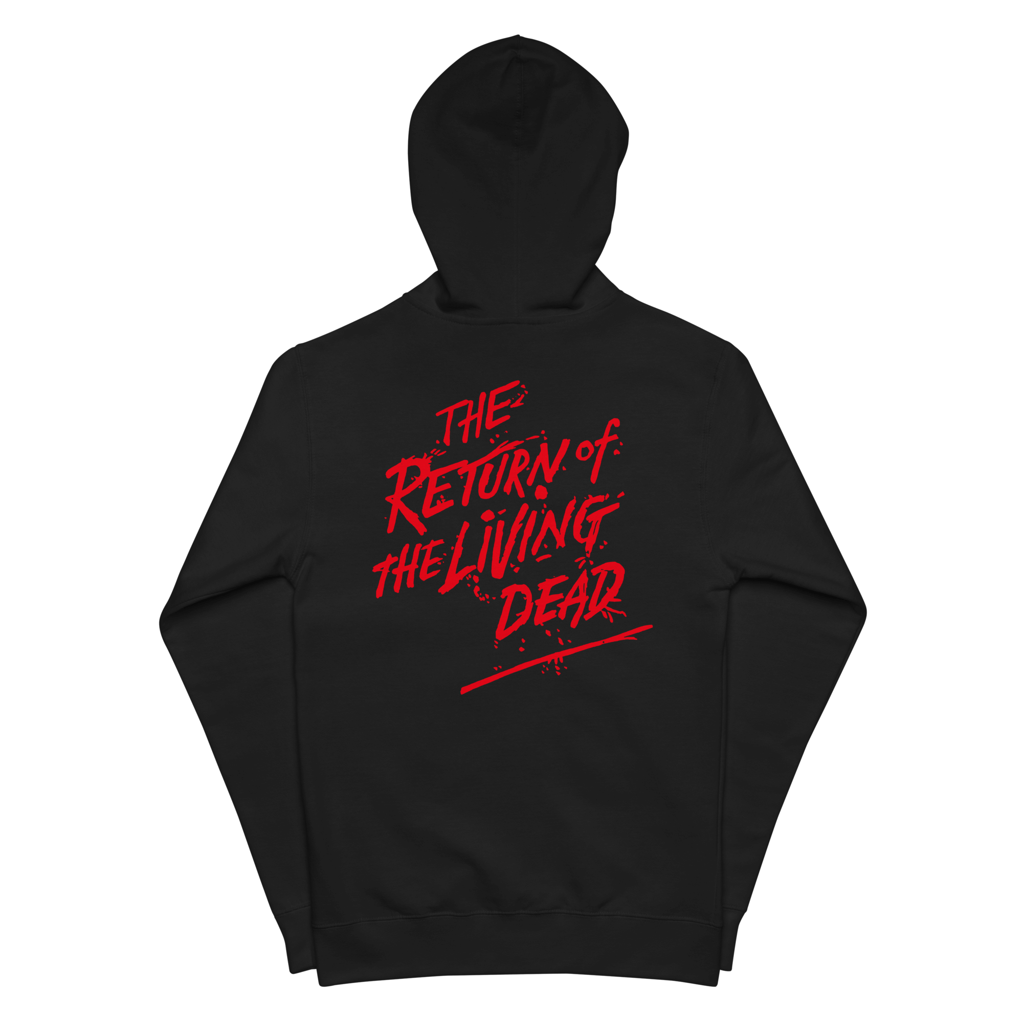 The Return Of The Living Dead Embroidery Zip Up HoodieDive into undead comfort with The Return Of The Living Dead Embroidery Zip Up Hoodie. Crafted from soft, premium-quality fleece and featuring a jersey-lined hood, this unisex zip-up is your go-to cozy
