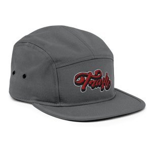 Trash Camper CapTransform your style with the Trash Camper Cap – a structured masterpiece with a firm front panel. Crafted exclusively for you upon order, the slight wait adds to its unique allure. Opting for on-demand production over bulk not only ensure