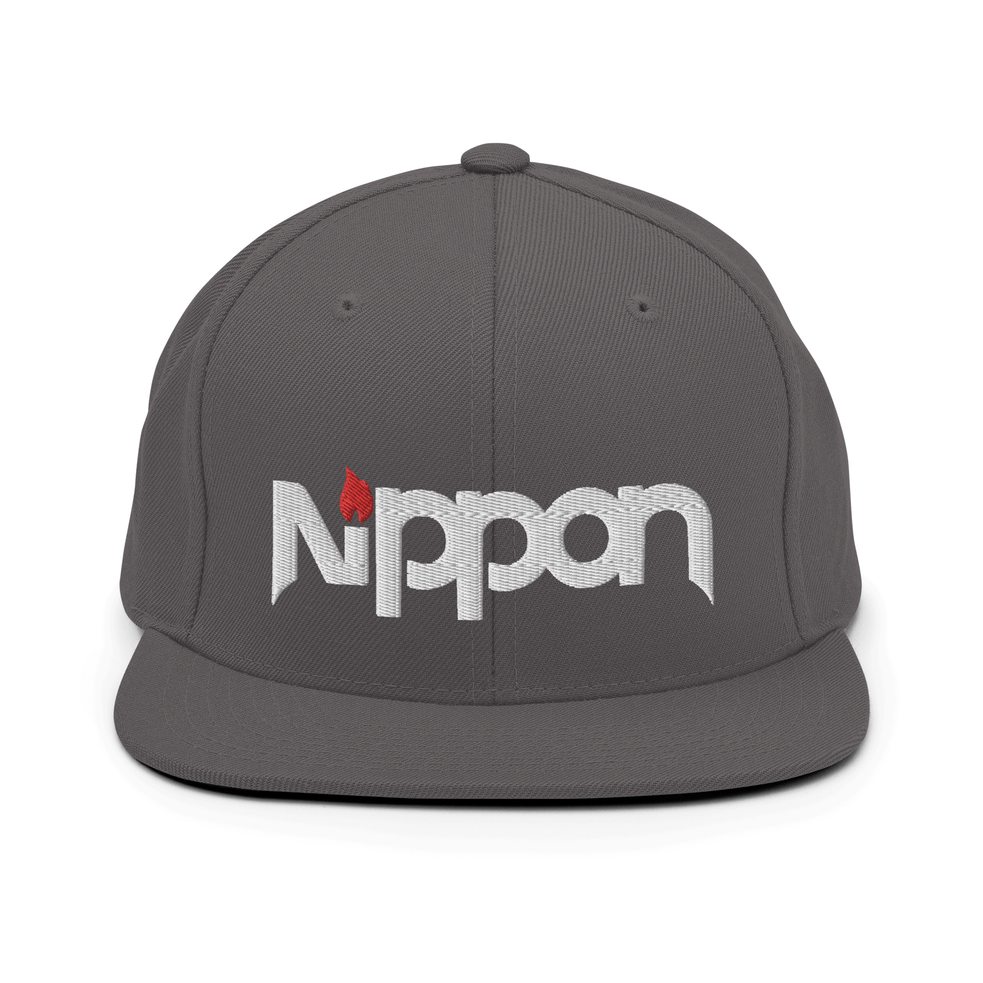 Nippon Snapback CapUnleash your style with the Nippon Snapback Cap – a classic fit, flat brim, and full buckram structure that captures the essence of timeless cool. The adjustable snap closure ensures a comfortable, one-size-fits-most fit. Crafted exclus