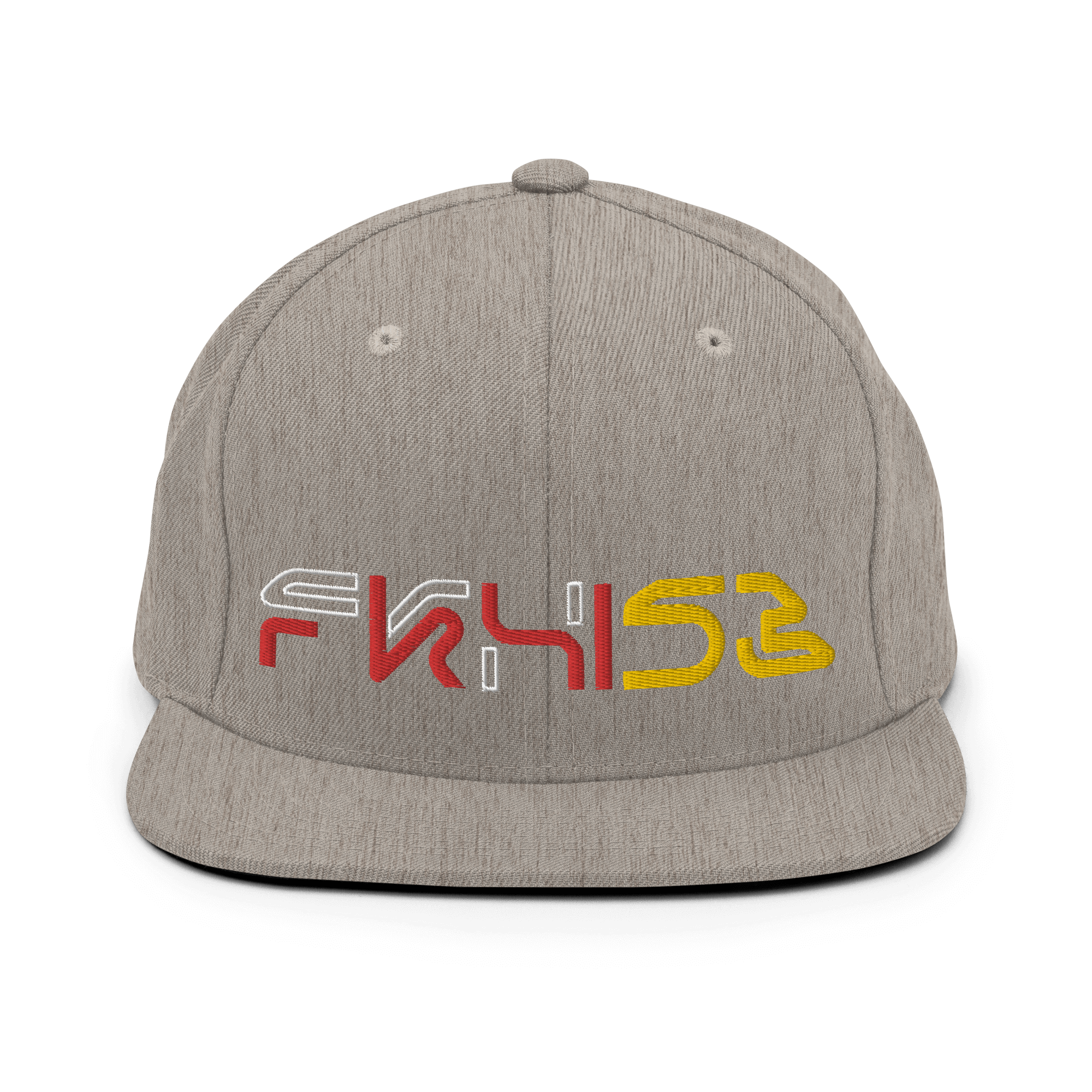 FKXI 53 Snapback CapDive into style with the FKXI 53 Snapback Cap – a classic fit, flat brim, and full buckram structure that effortlessly blends comfort and flair. The adjustable snap closure ensures a perfect fit for everyone. Crafted exclusively for yo