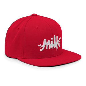 Milk Snapback CapIntroducing the Milk Snapback Cap – a structured classic with a flat brim and full buckram, embodying timeless style. The adjustable snap closure ensures a comfortable, one-size-fits-most fit. Crafted just for you upon order, our on-deman