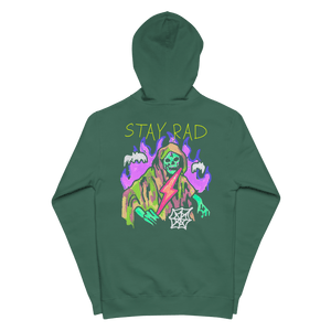 Stay Rad Embroidery Zip Up HoodieZip into cosmic coziness with our Stay Rad Embroidery Zip-Up Hoodie! Unleash your inner fashion astronaut, pairing it with anything from jeans to skirts for stellar style. Bonus: it features horrifically cute kids illustra