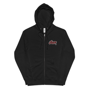 High Eye Embroidery Zip Up HoodieElevate your style with the High Eye Embroidery Zip-Up Hoodie – a pinnacle of comfort and premium quality. Its soft fleece fabric and jersey-lined hood make it the perfect cozy addition to any outfit. Whether paired with j