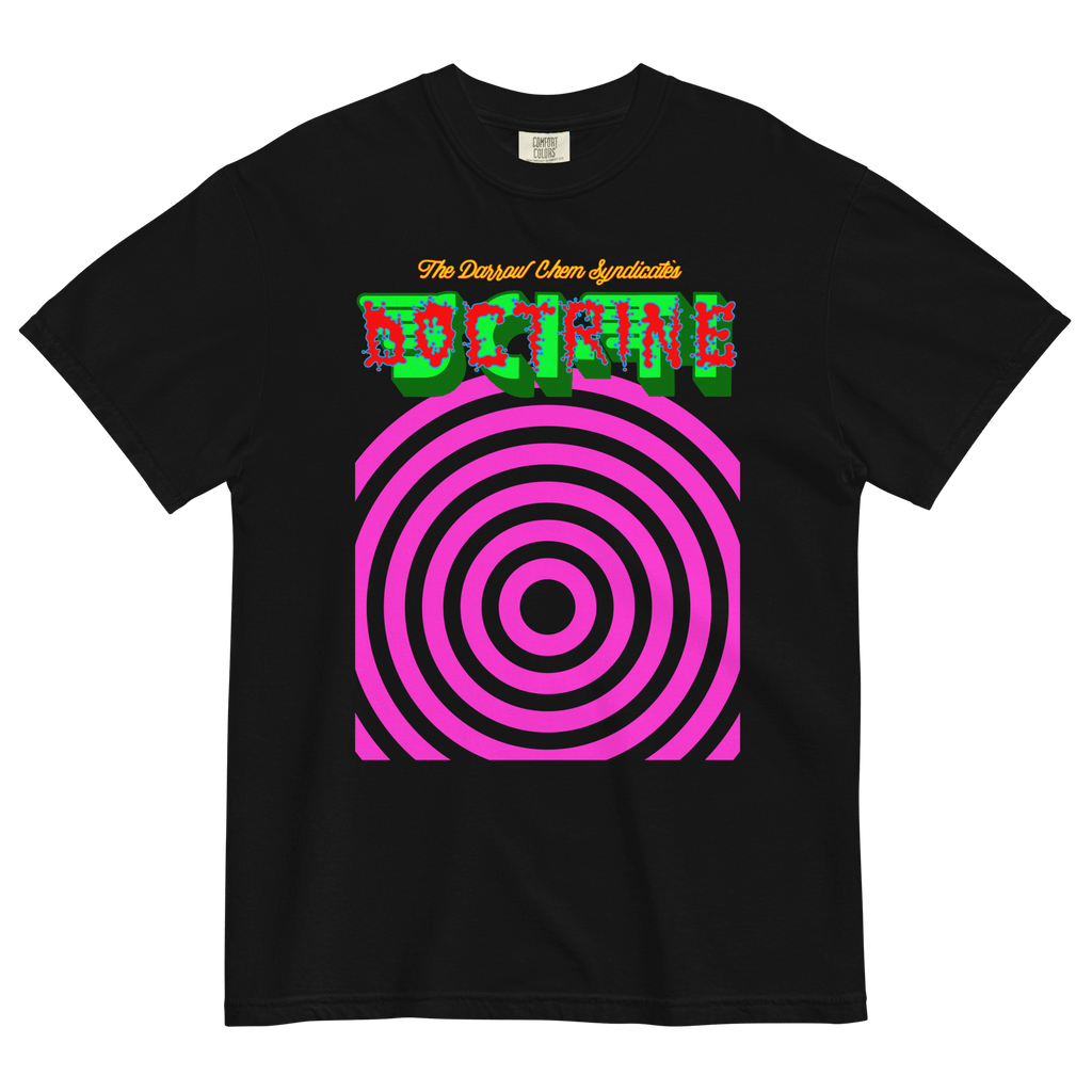 Sci-Fi Doctrine T-shirtBeam up your style with our Sci-Fi Doctrine T-shirt! Premium cotton, edgy fit - it's the ultimate find for any wardrobe galaxy. • 100% ring-spun cotton • Fabric weight: 6.1 oz/yd² (206.8 g/m²) • Garment-dyed • Relaxed fit • 7/8″ dou