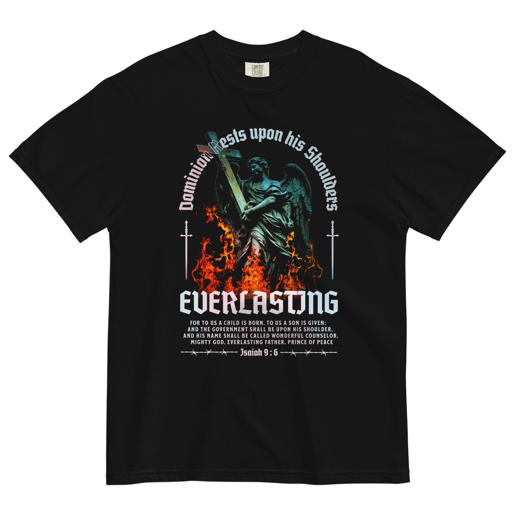 Everlasting T-shirtSnag our Everlasting T-shirt! Soft 100% cotton, relaxed Y2K vibe, durable design. Your ultimate tee for a timeless layered look. Shop now! • 100% ring-spun cotton • Fabric weight: 6.1 oz/yd² (206.8 g/m²) • Garment-dyed • Relaxed fit • 7