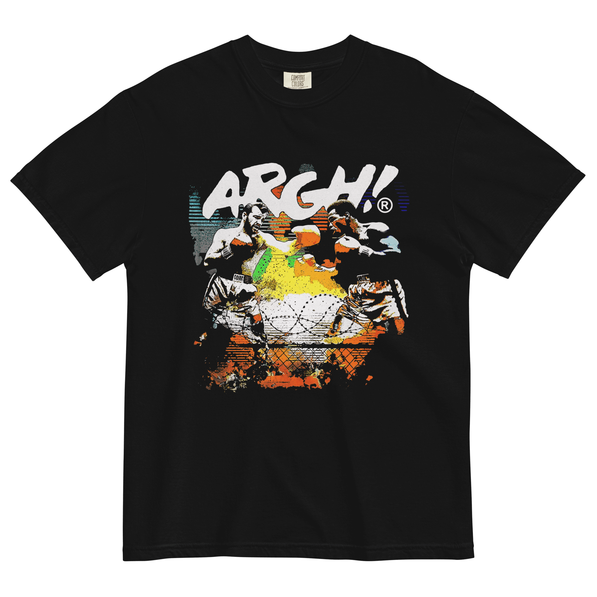 ARGH! T-shirtARGH! T-shirt. If you seek a robust, well-structured tee that's simultaneously luxuriously soft and breathable, your search ends here! The unisex garment-dyed heavyweight t-shirt checks all the boxes, crafted from 100% ring-spun cotton. The c