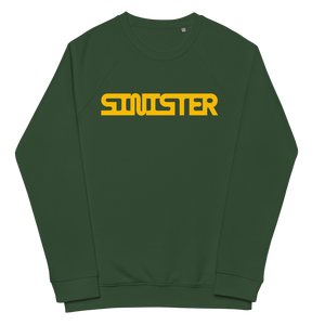 Sinister Raglan SweatshirtWrap yourself in style with the Sinister Raglan Sweatshirt. Achieve both comfort and fashion effortlessly with this unisex organic gem. The brushed fleece lining feels like a hug from a cloud of softness, and the 100% cotton exte